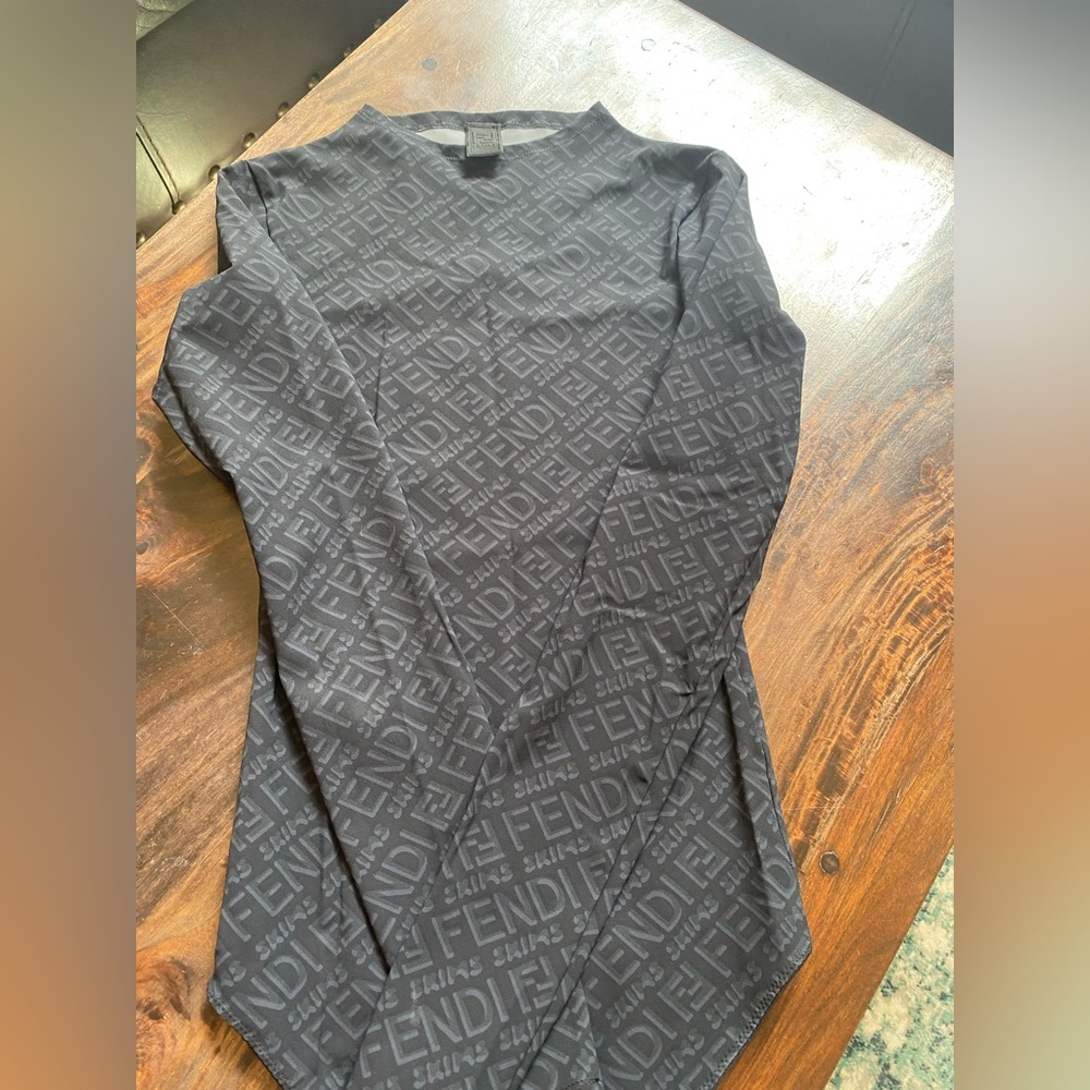 Fendi Skims Long sleeve bodysuit S Black
